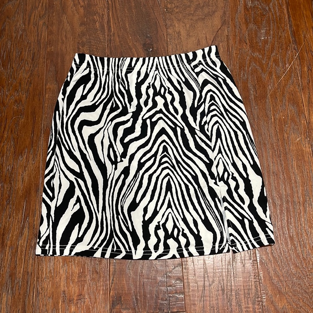 Shein Zebra Skirt